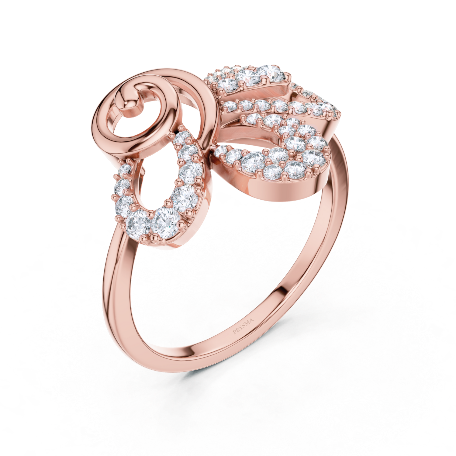 Elegant Bow Diamond Ring