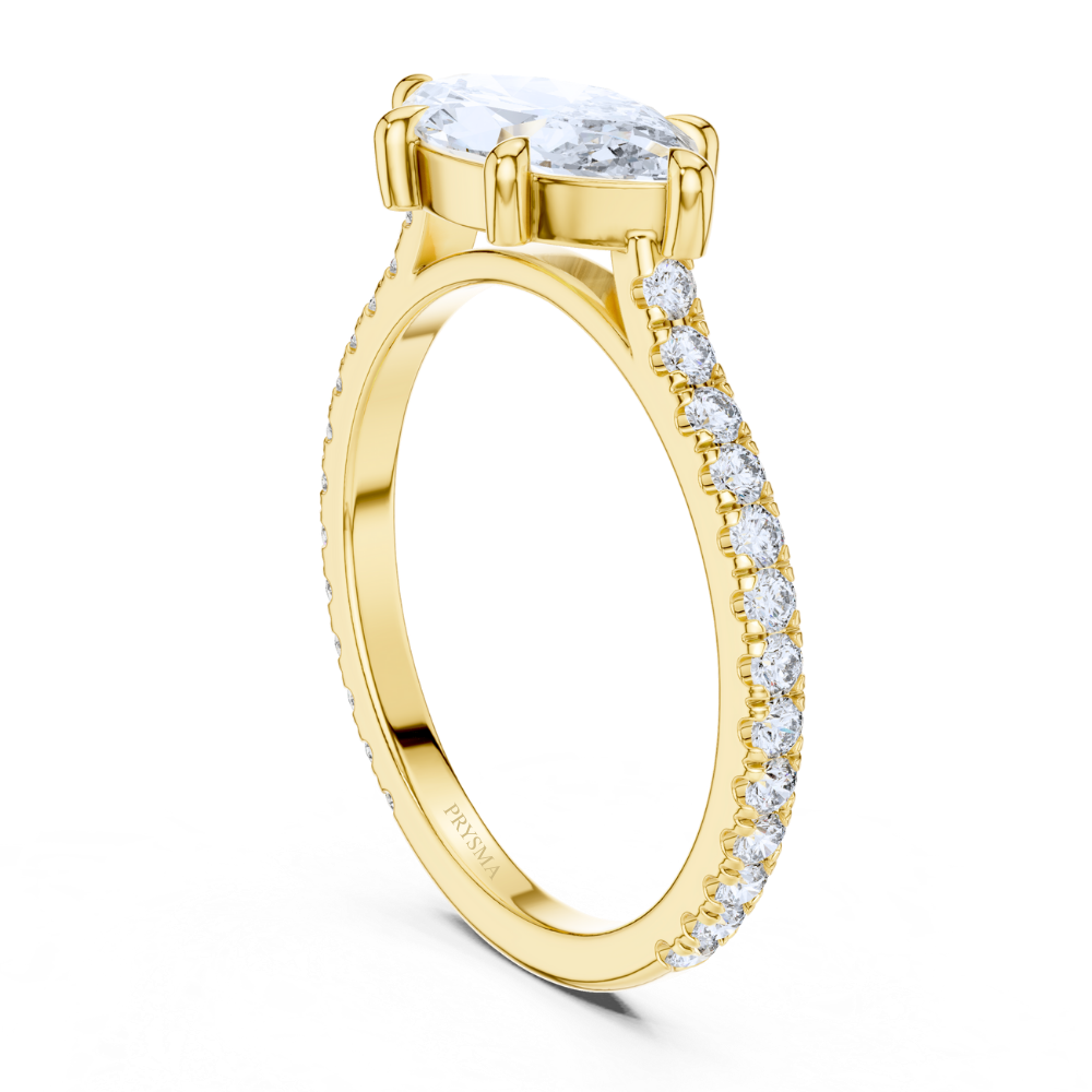 Marquise Whisper Diamond Pavé Ring