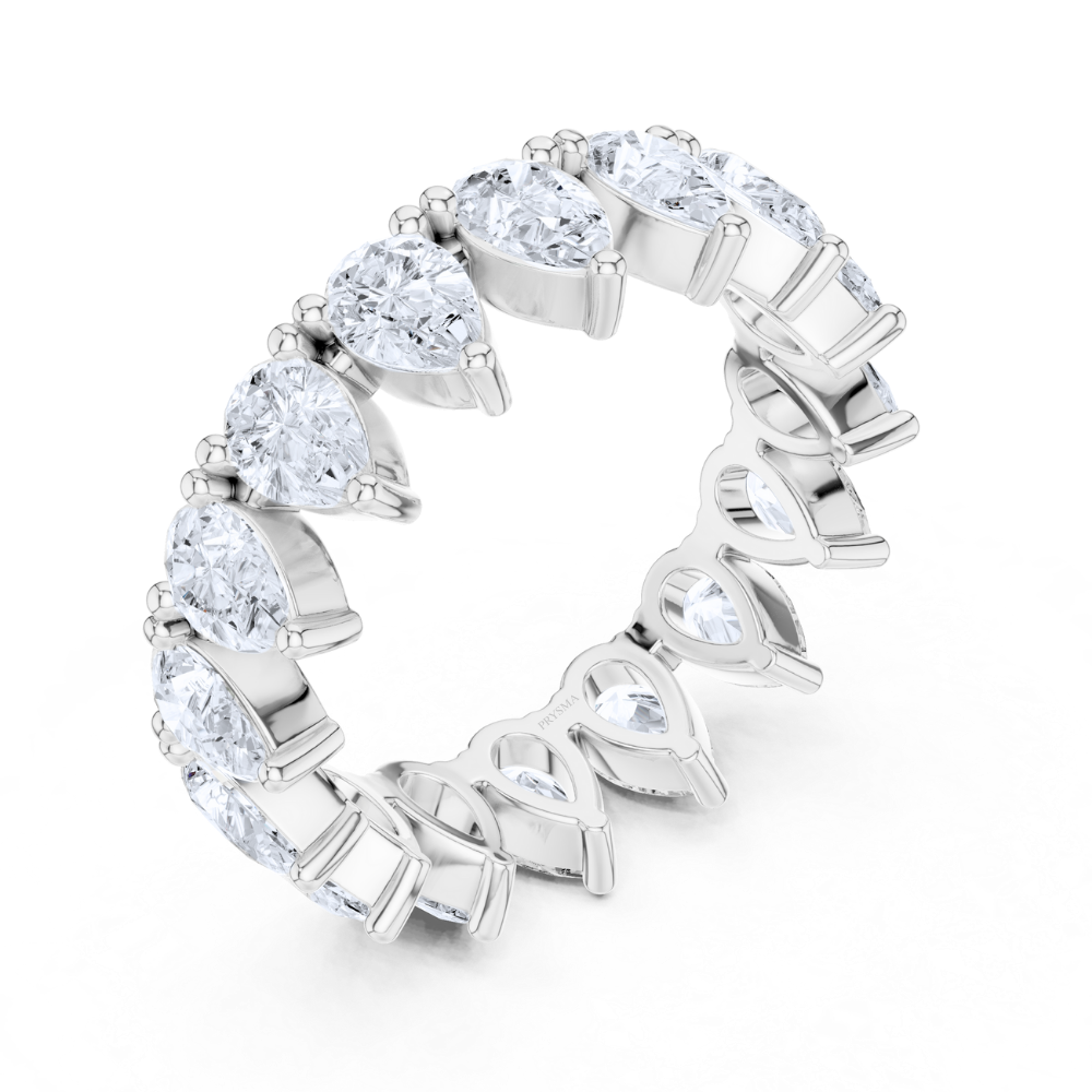 Pear Brilliance Eternity Ring