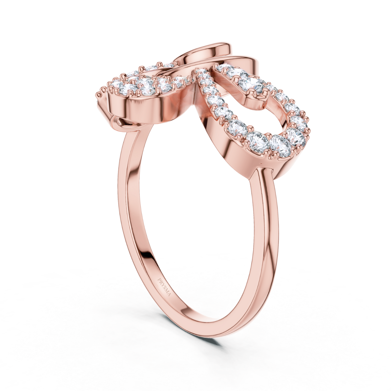 Elegant Bow Diamond Ring