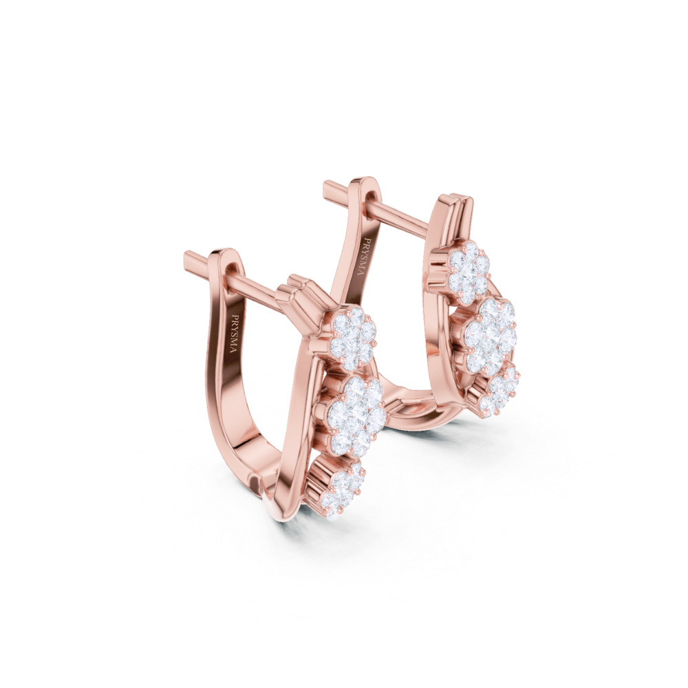 Petal Bloom Hoop Earrings