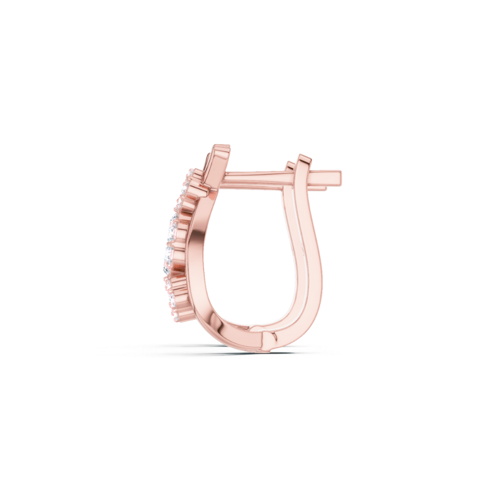 Petal Bloom Hoop Earrings