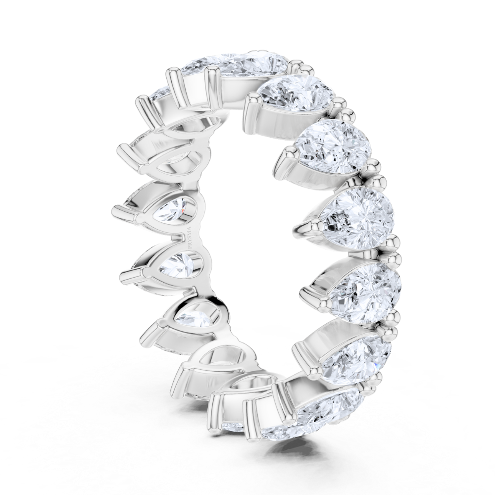 Pear Brilliance Eternity Ring