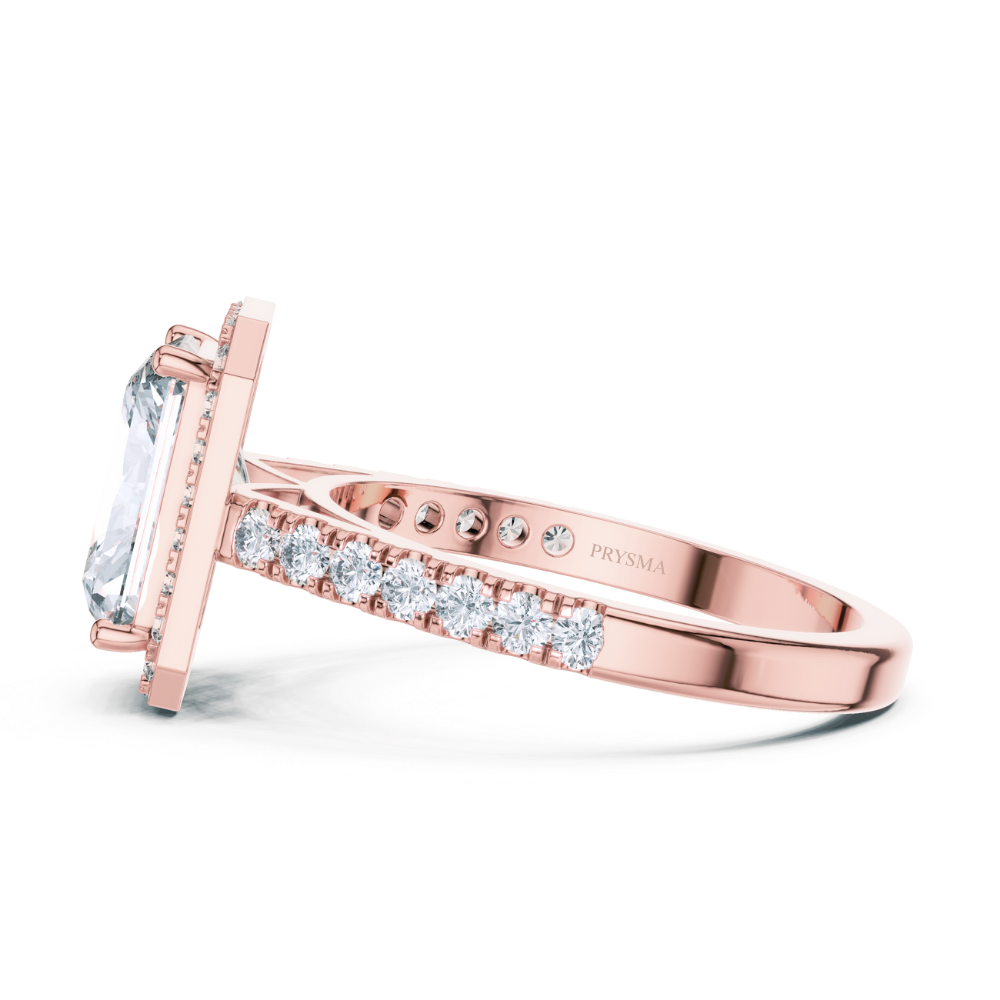 Majestic Frame Halo Ring