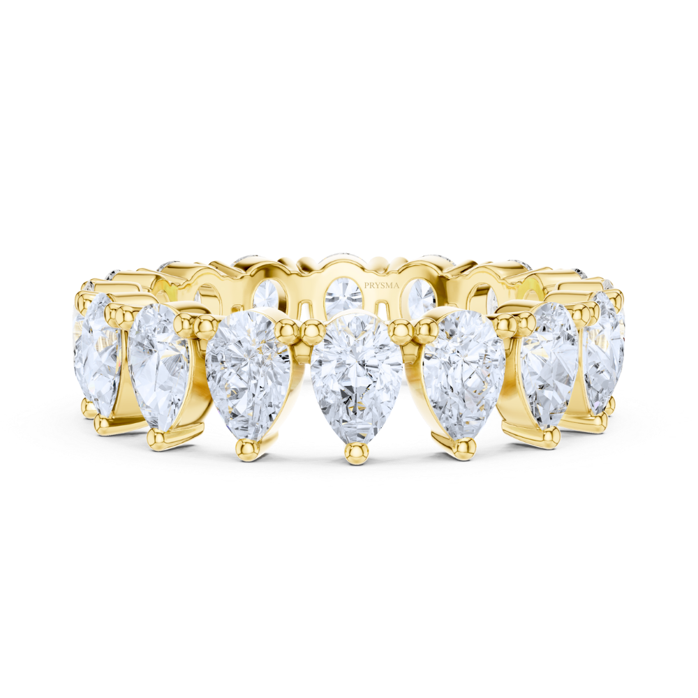 Pear Brilliance Eternity Ring