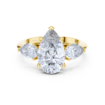 Celeste Teardrop Trilogy Ring