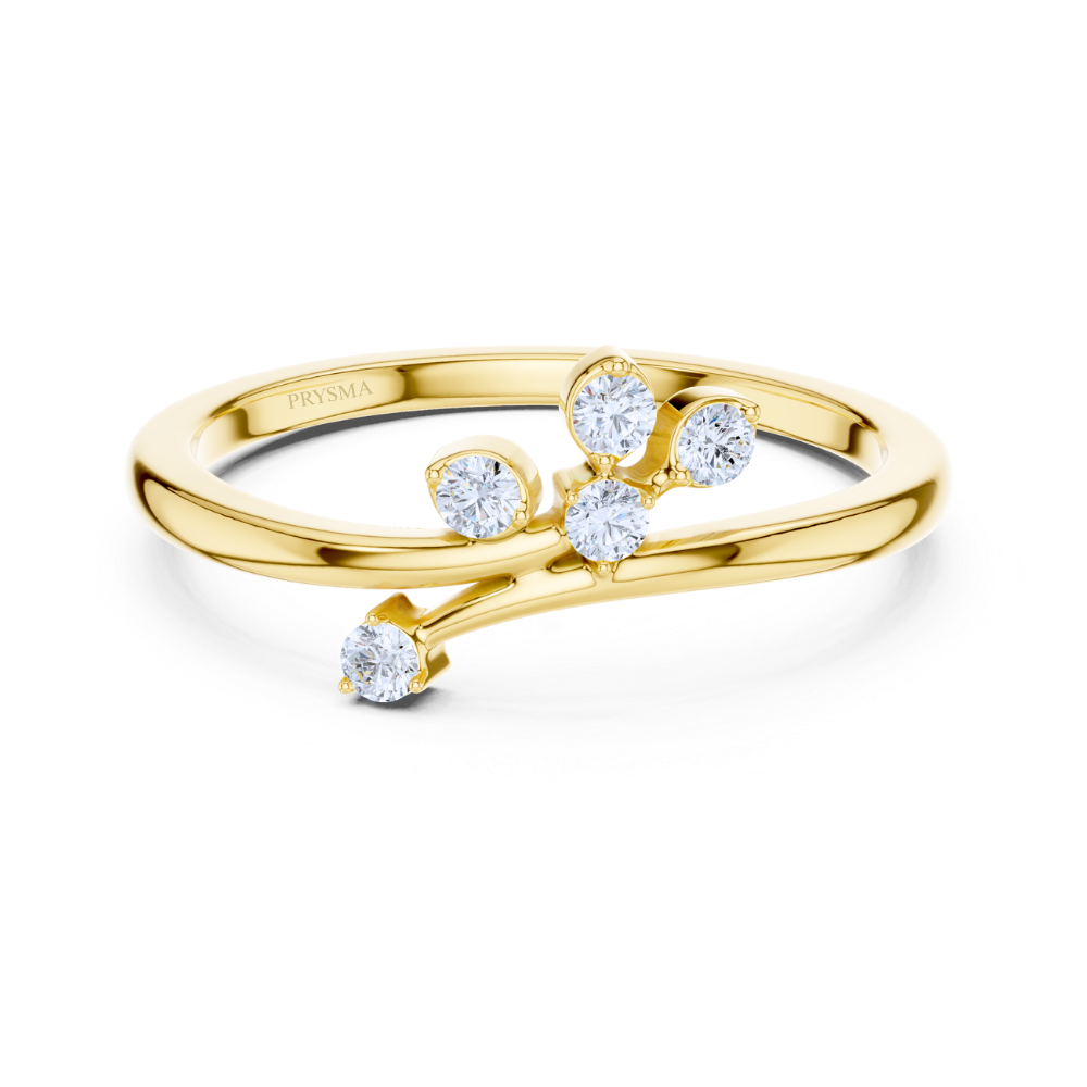Diamond Blossom Ring