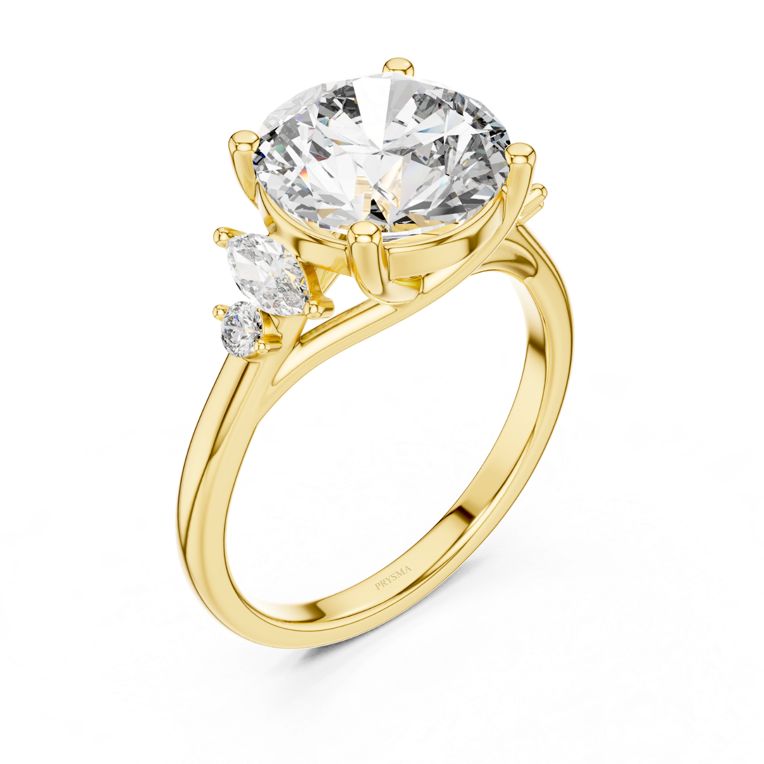 Blossom Royale Gold Diamond Ring