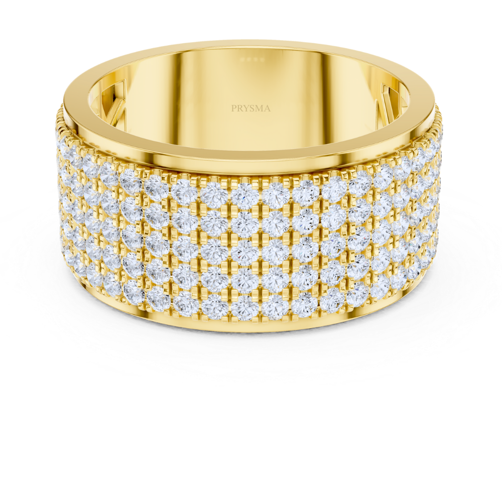 Majestic Pavé Diamond Wide Ring