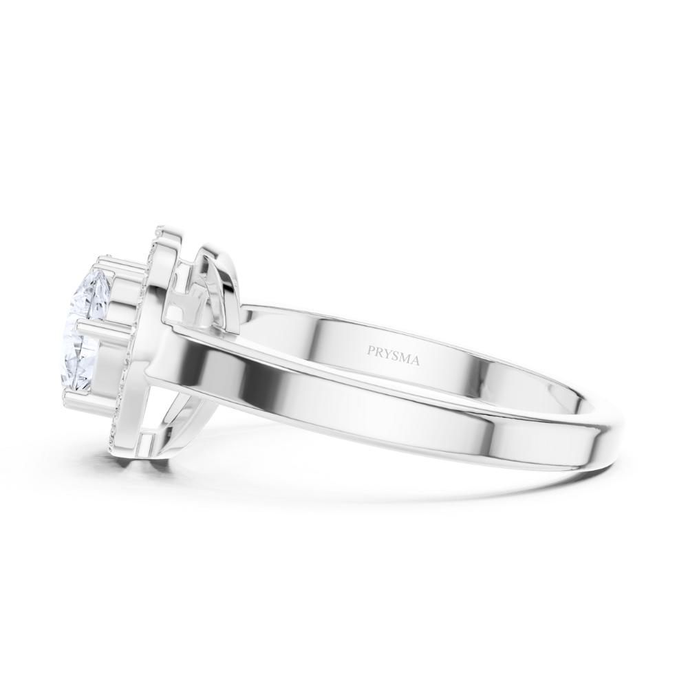 Eternal Heart Halo Ring