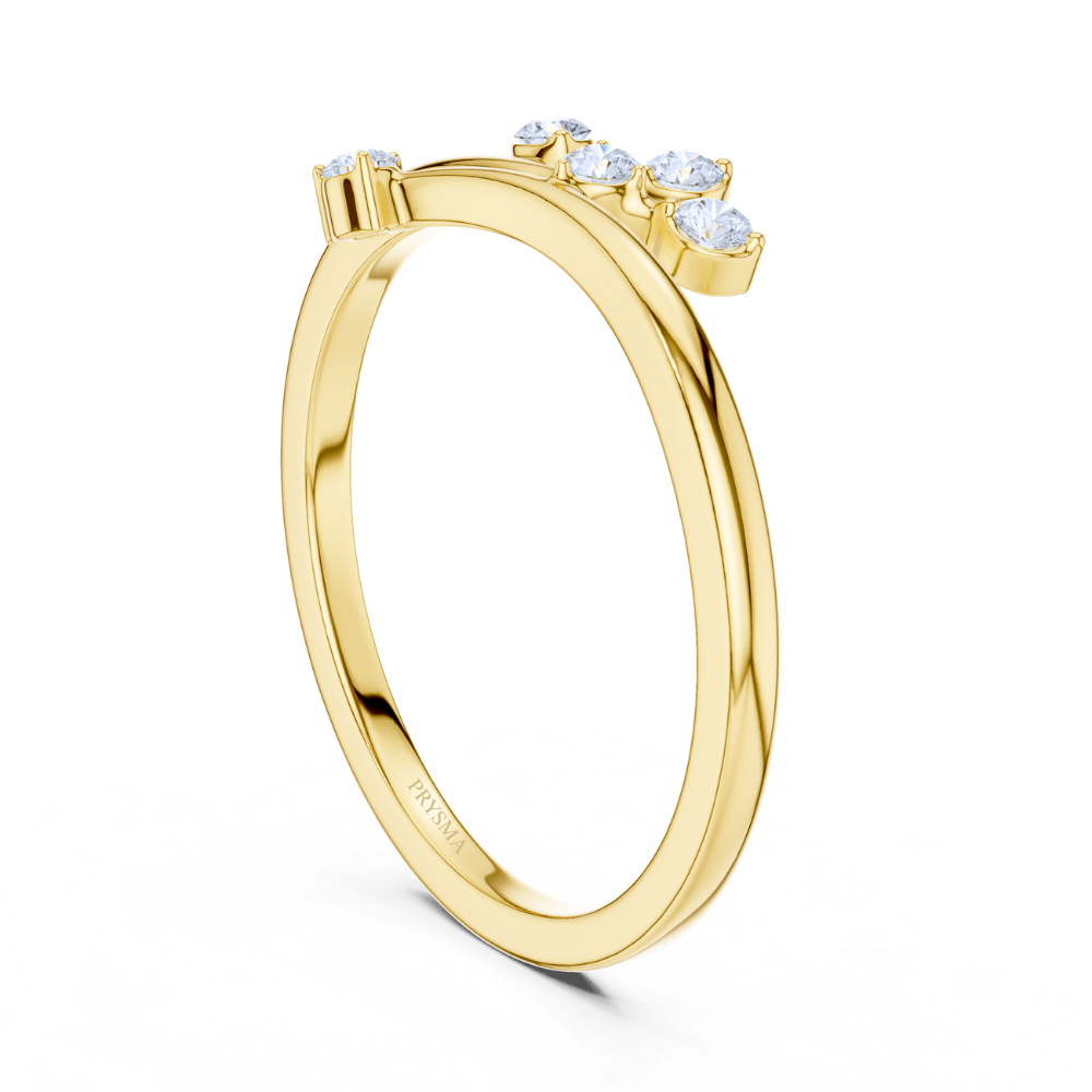 Diamond Blossom Ring