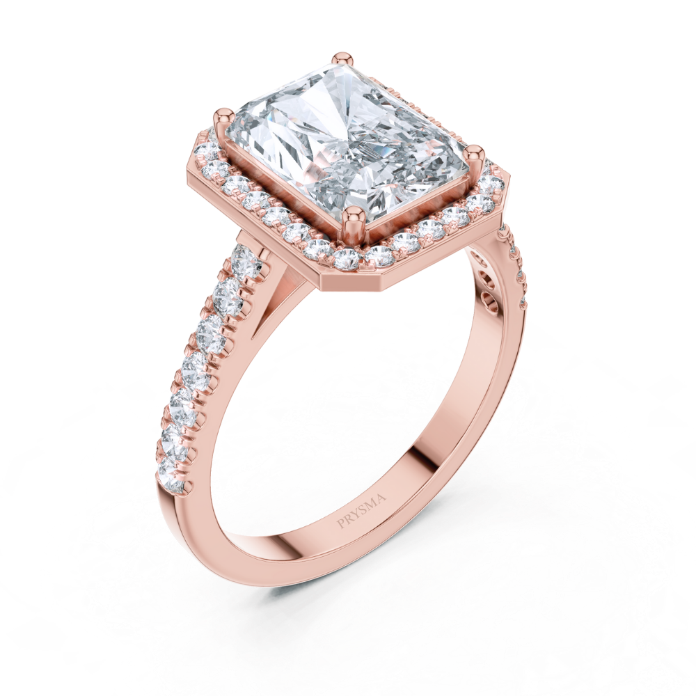 Majestic Frame Halo Ring