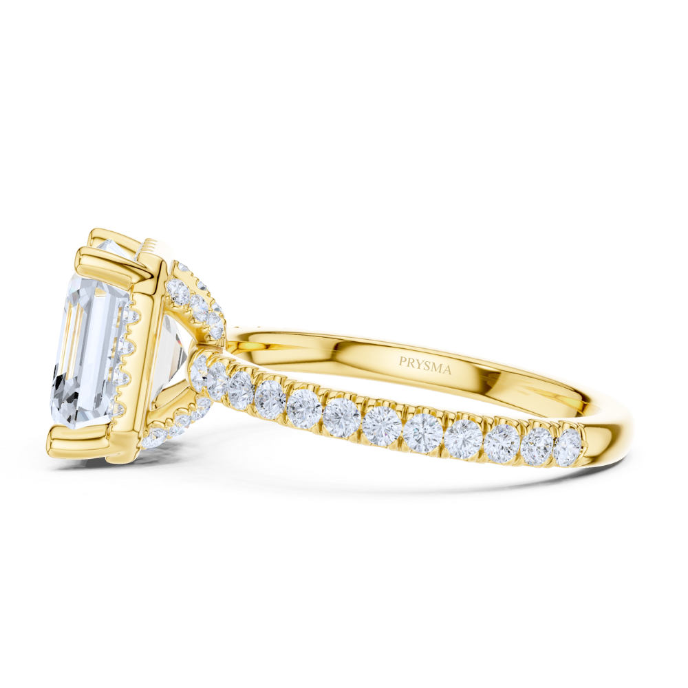 Majestic Radiance Asscher-Cut Ring