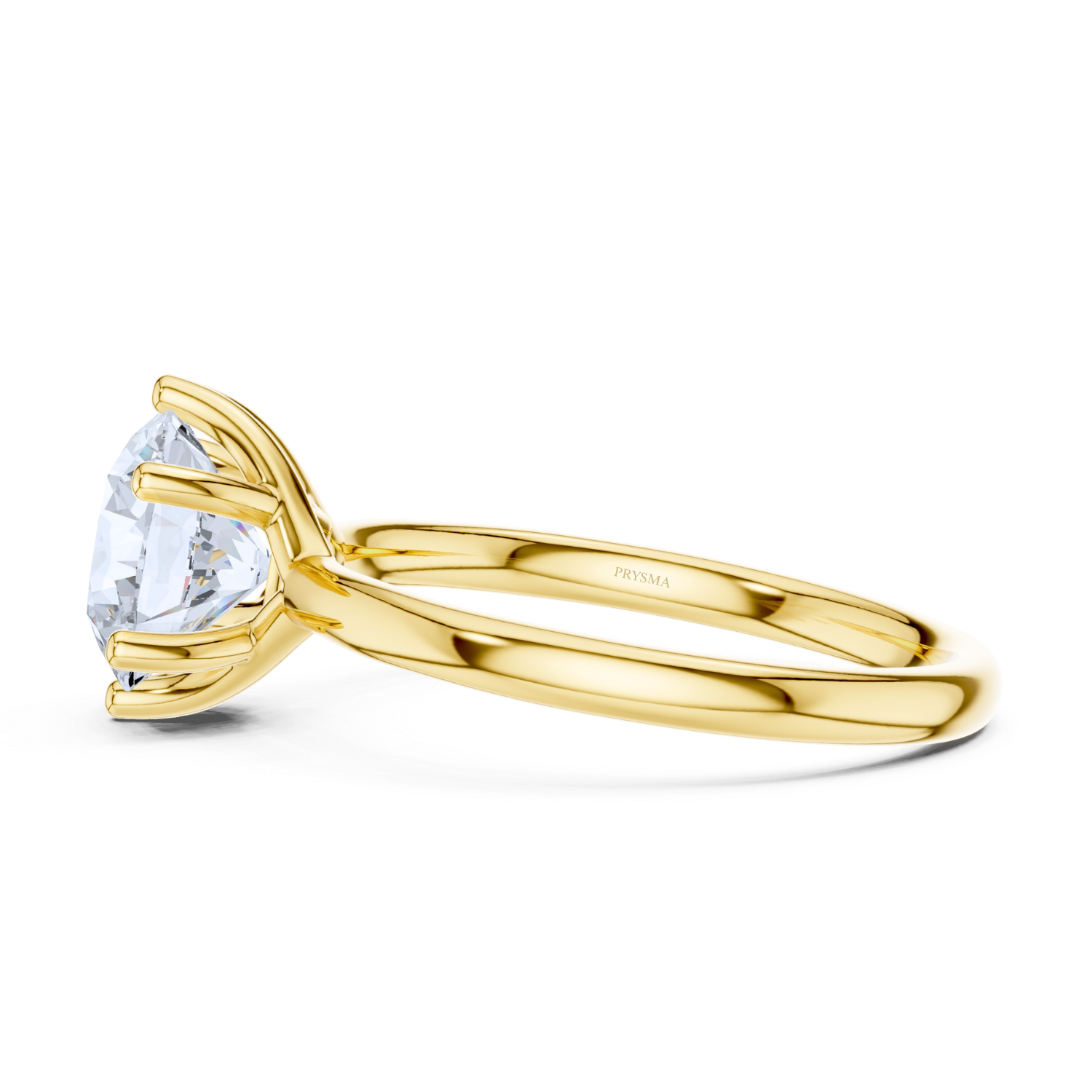 Solitaire Round Cut With Open Cathedral Setting