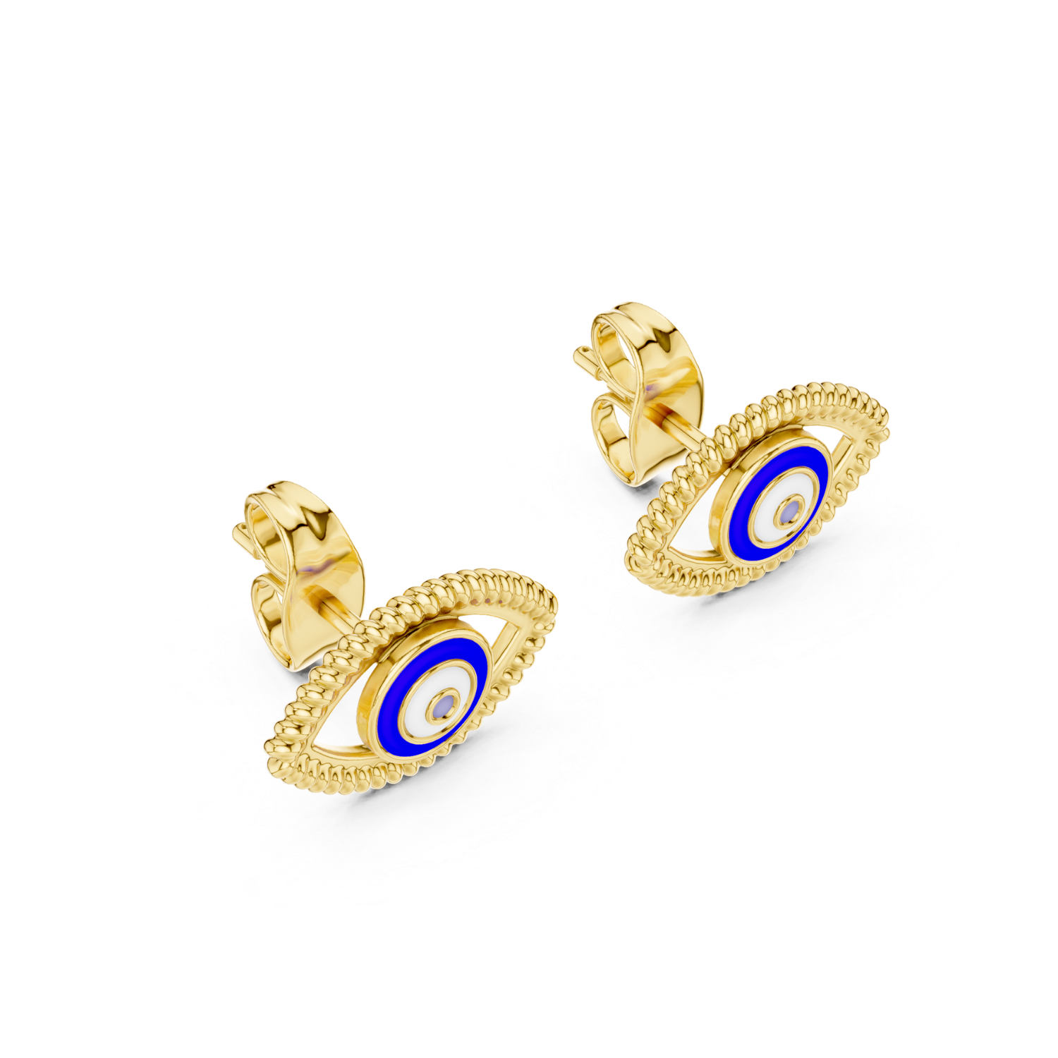 Evil Eye Protection Stud Earrings