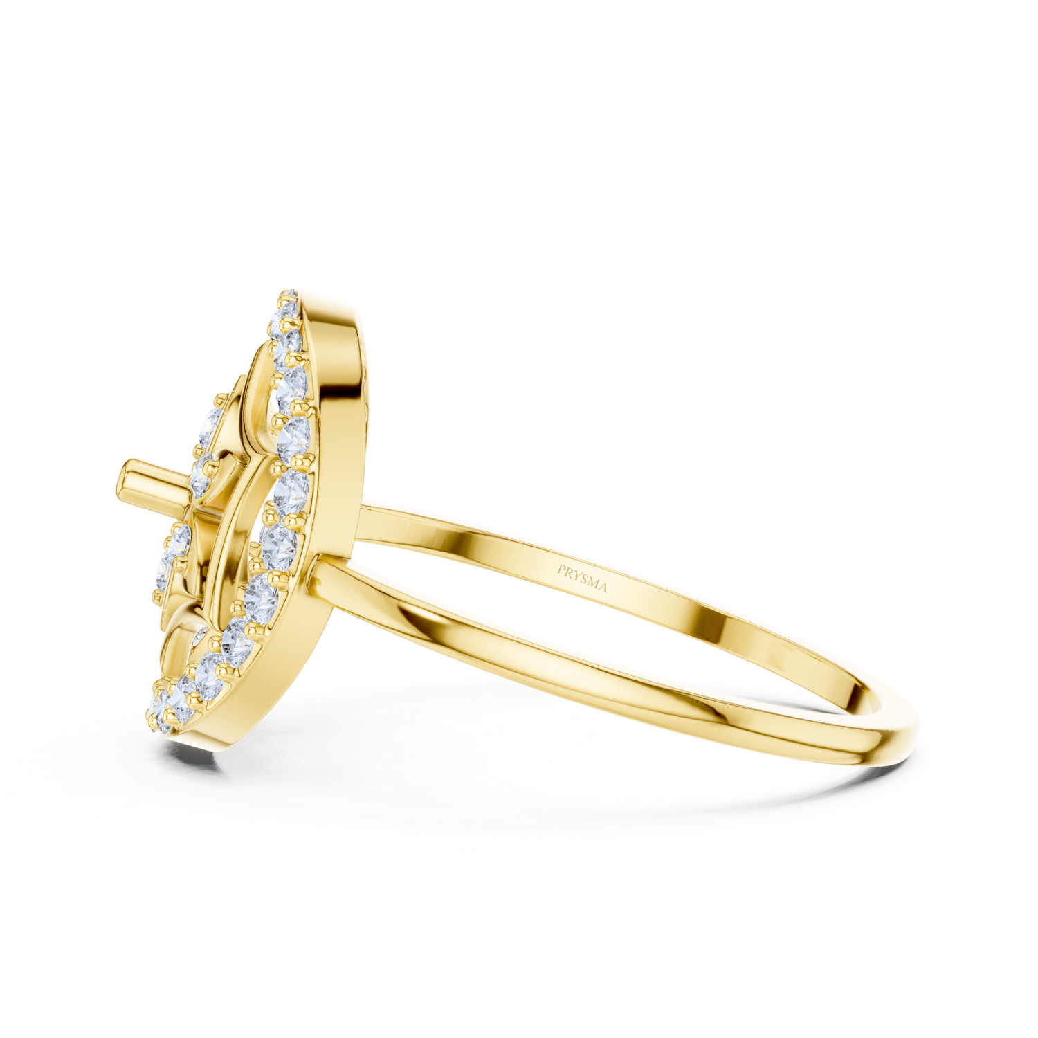 Regal Heart Diamond Ring