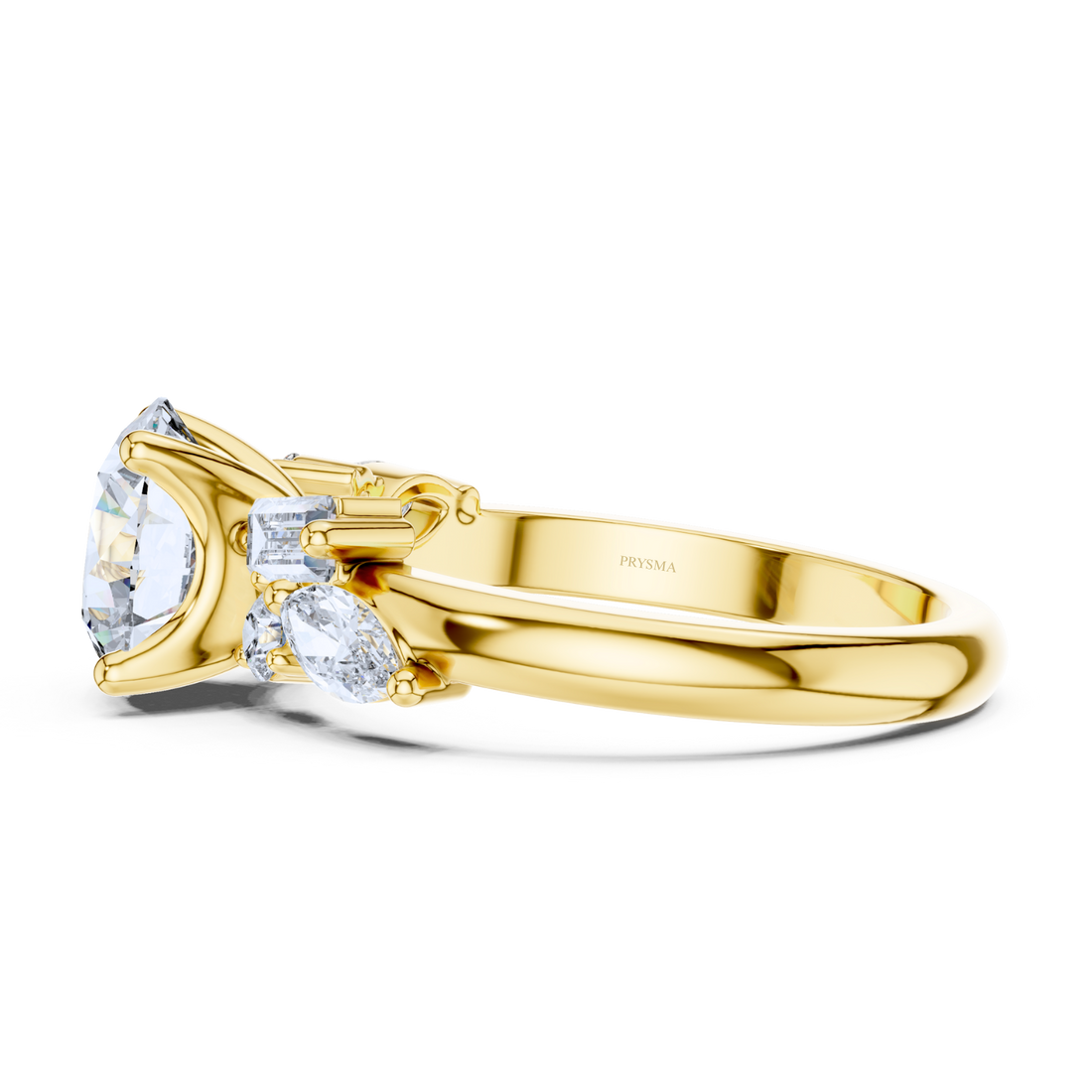 Luxe Radiance Multi-Cut Diamond Ring