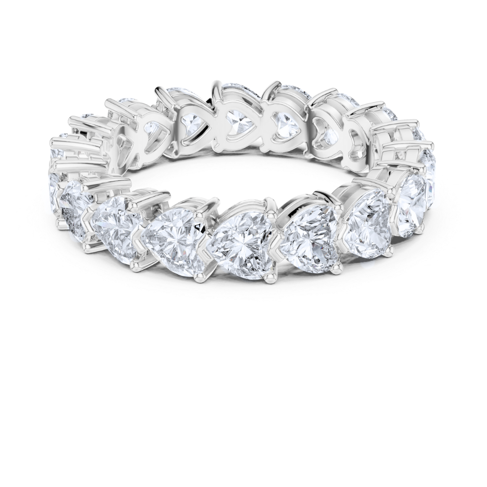 Heartlink Radiant Eternity Ring