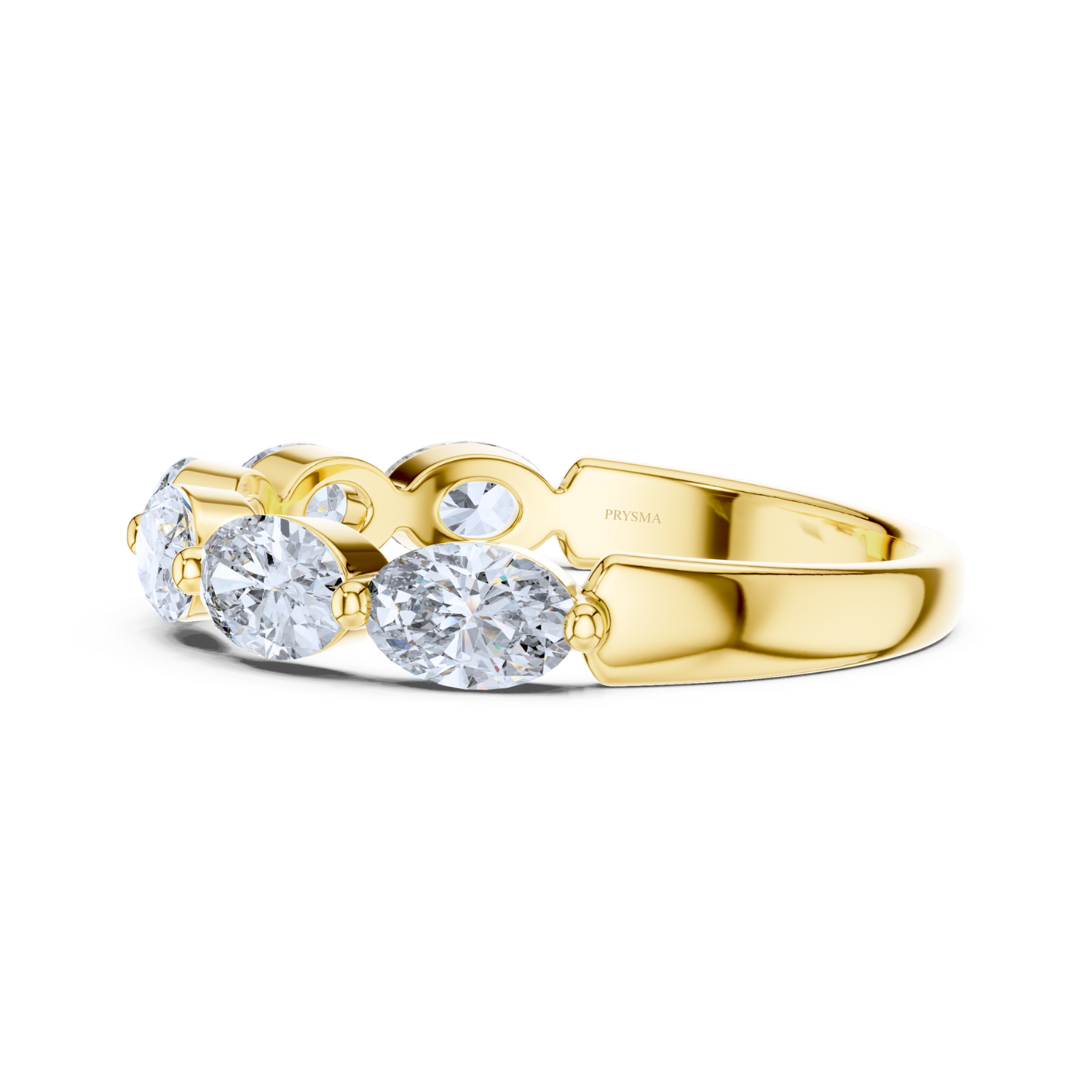 Oval Elegance Diamond Eternity Band
