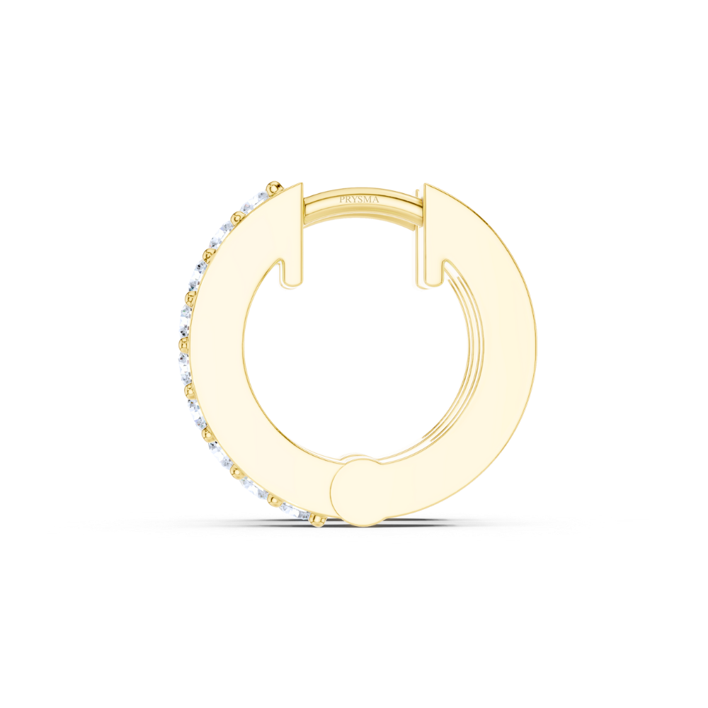 Eternal Glow Diamond Hoop Earrings