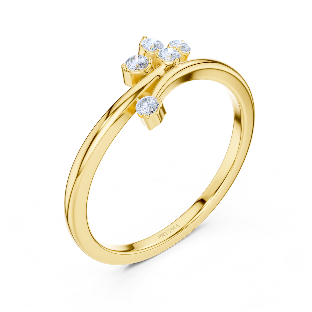 Diamond Blossom Ring