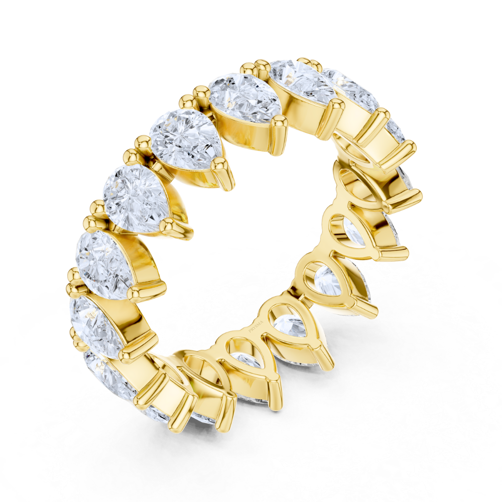 Pear Brilliance Eternity Ring