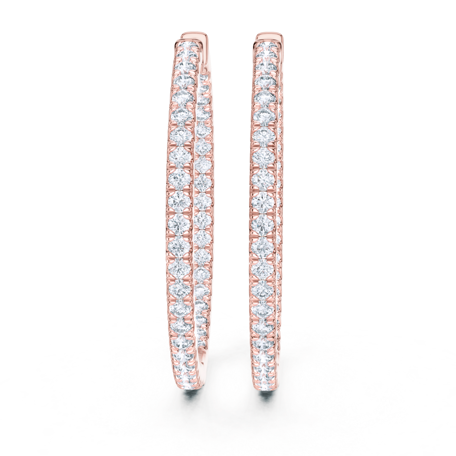 Eternal Elegance Diamond Hoop Earrings