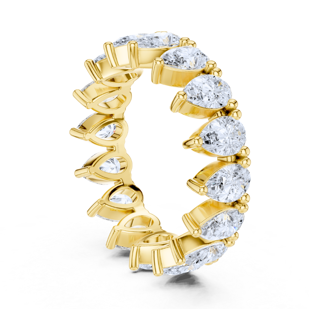 Pear Brilliance Eternity Ring