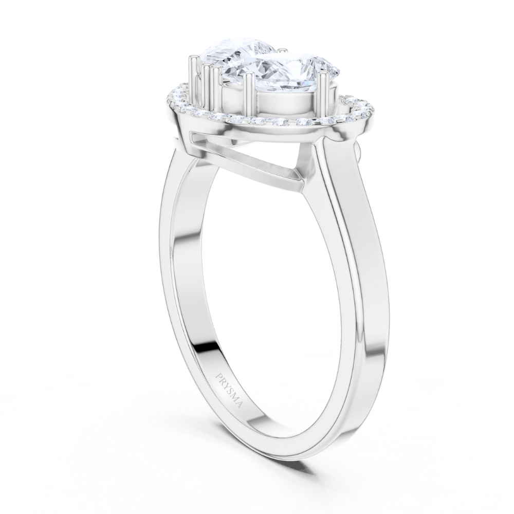 Eternal Heart Halo Ring