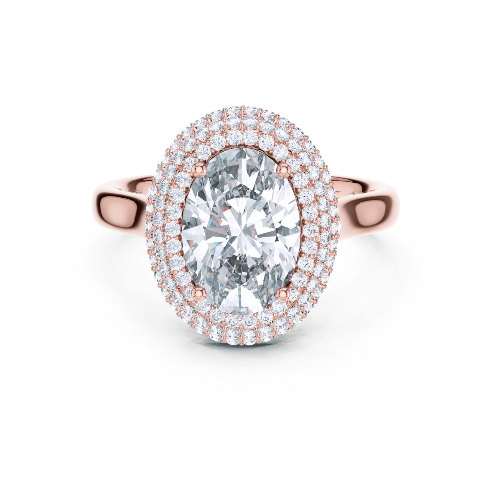 Imperial Halo Oval Ring