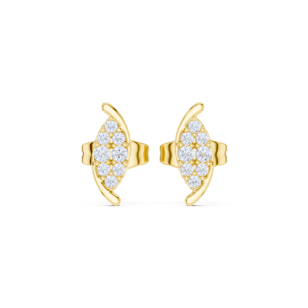 Radiant Leaflet Studs