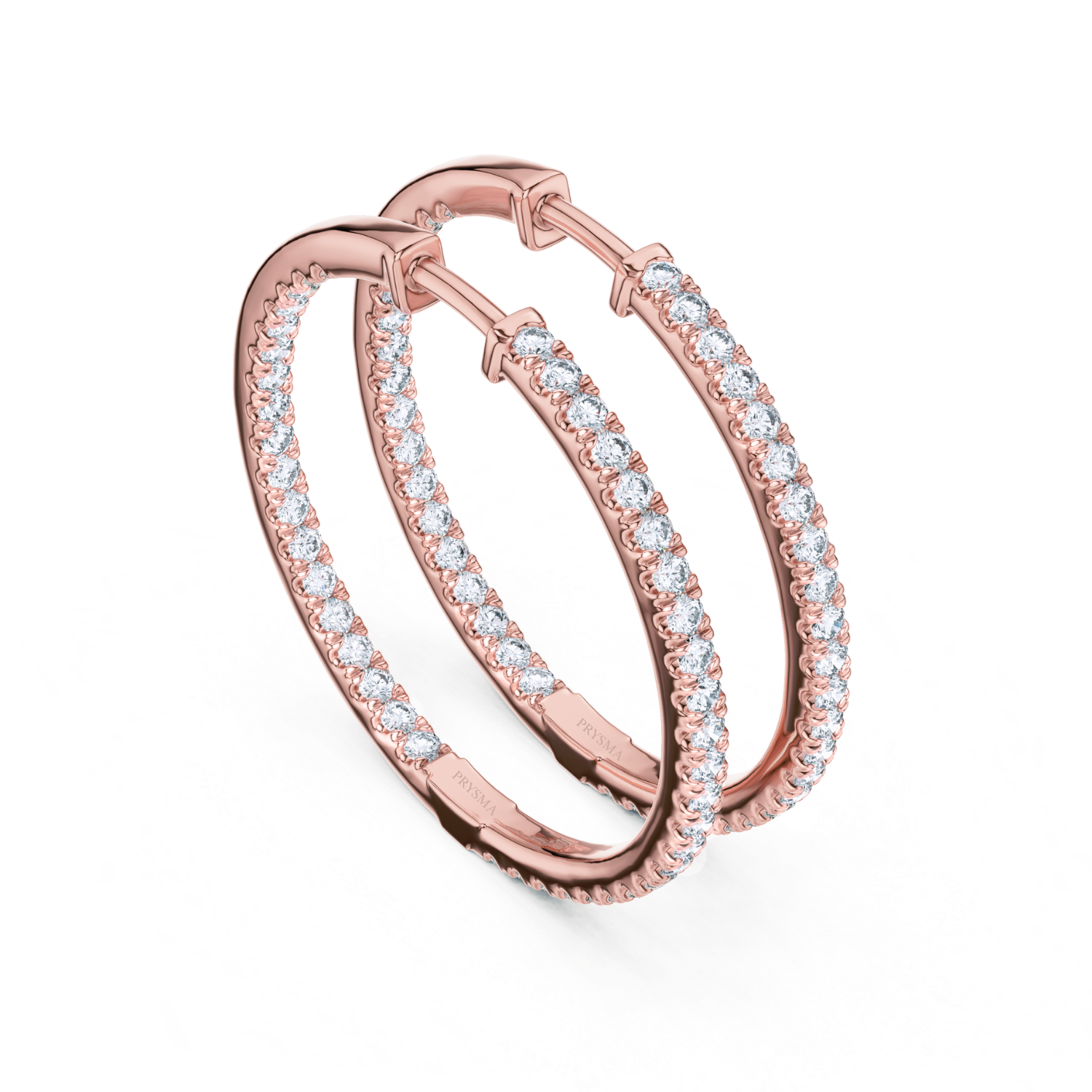 Eternal Elegance Diamond Hoop Earrings