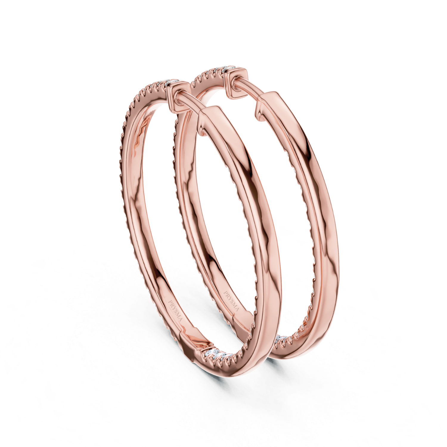 Eternal Elegance Diamond Hoop Earrings