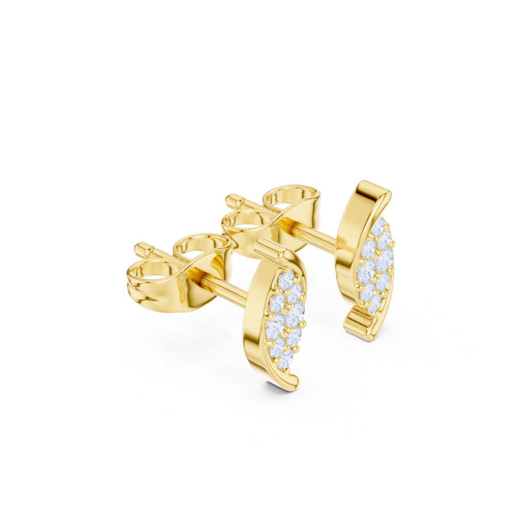 Radiant Leaflet Studs