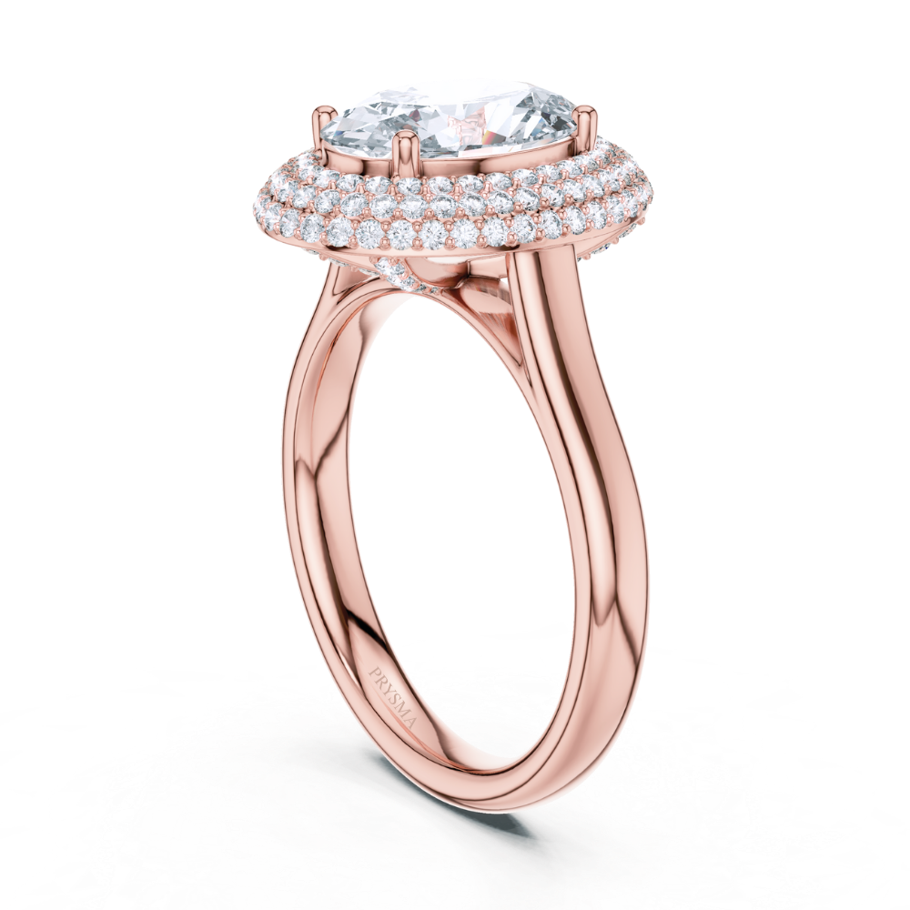 Imperial Halo Oval Ring