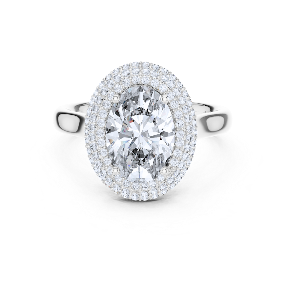 Imperial Halo Oval Ring