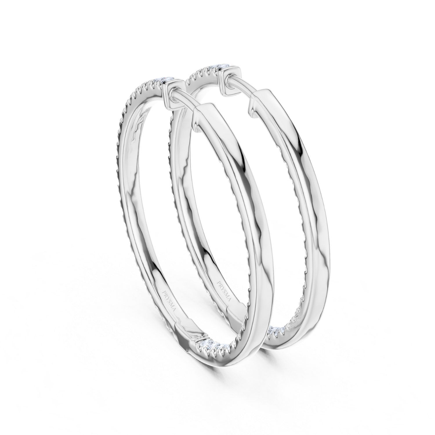 Eternal Elegance Diamond Hoop Earrings