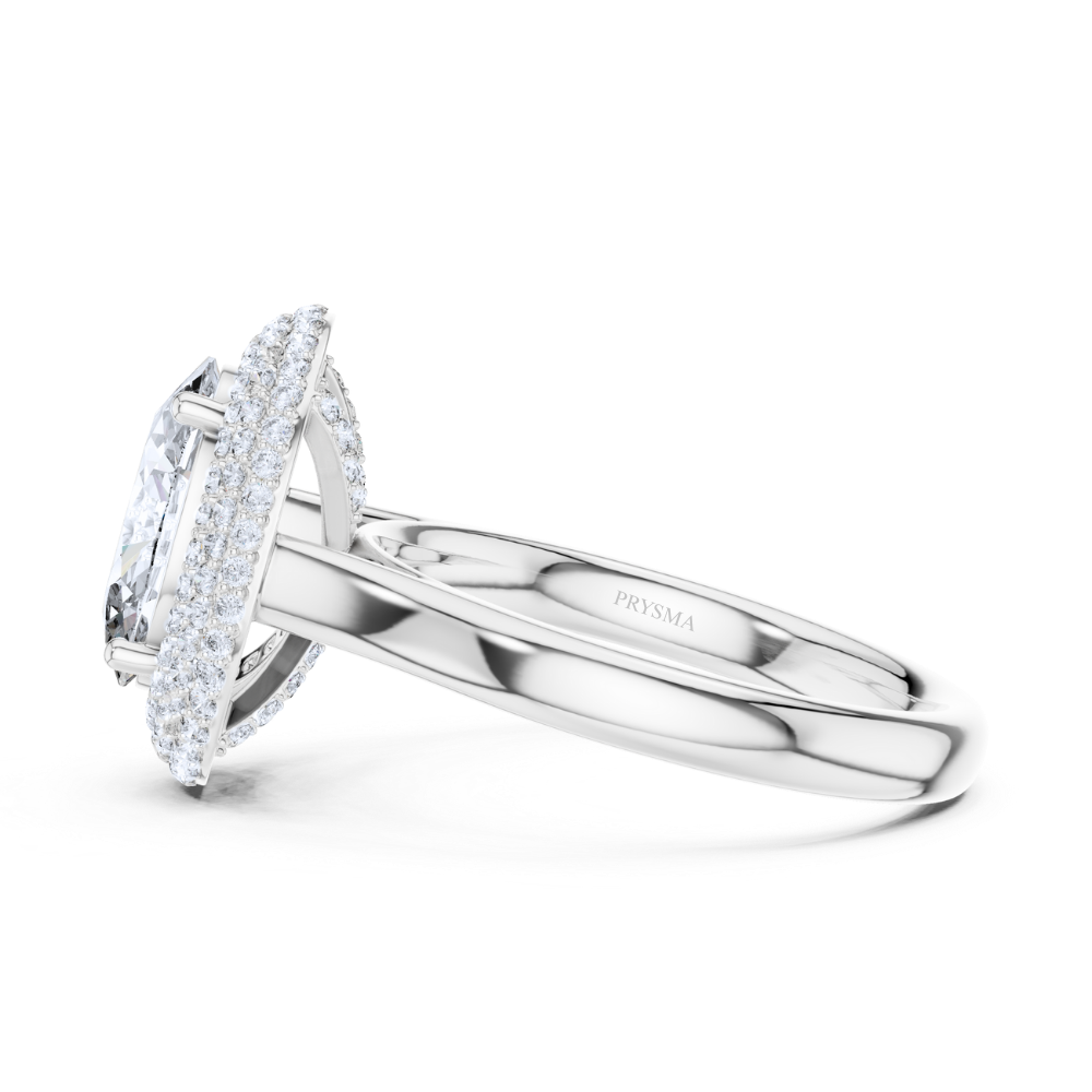 Imperial Halo Oval Ring