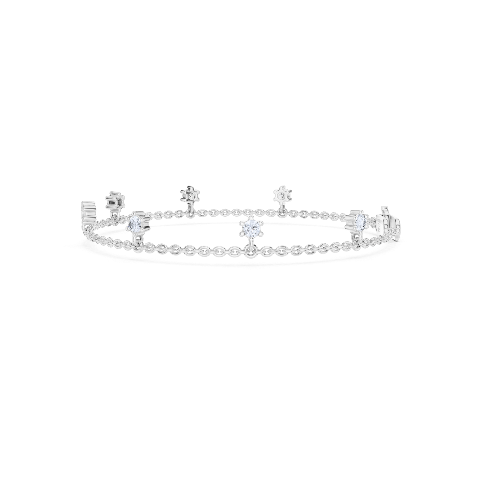 Stella Chain Diamond Bracelet