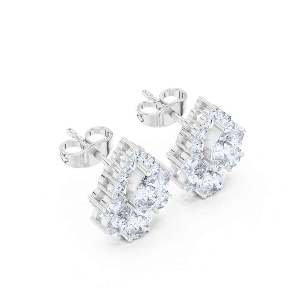 Celestial Cascade Diamond Earrings