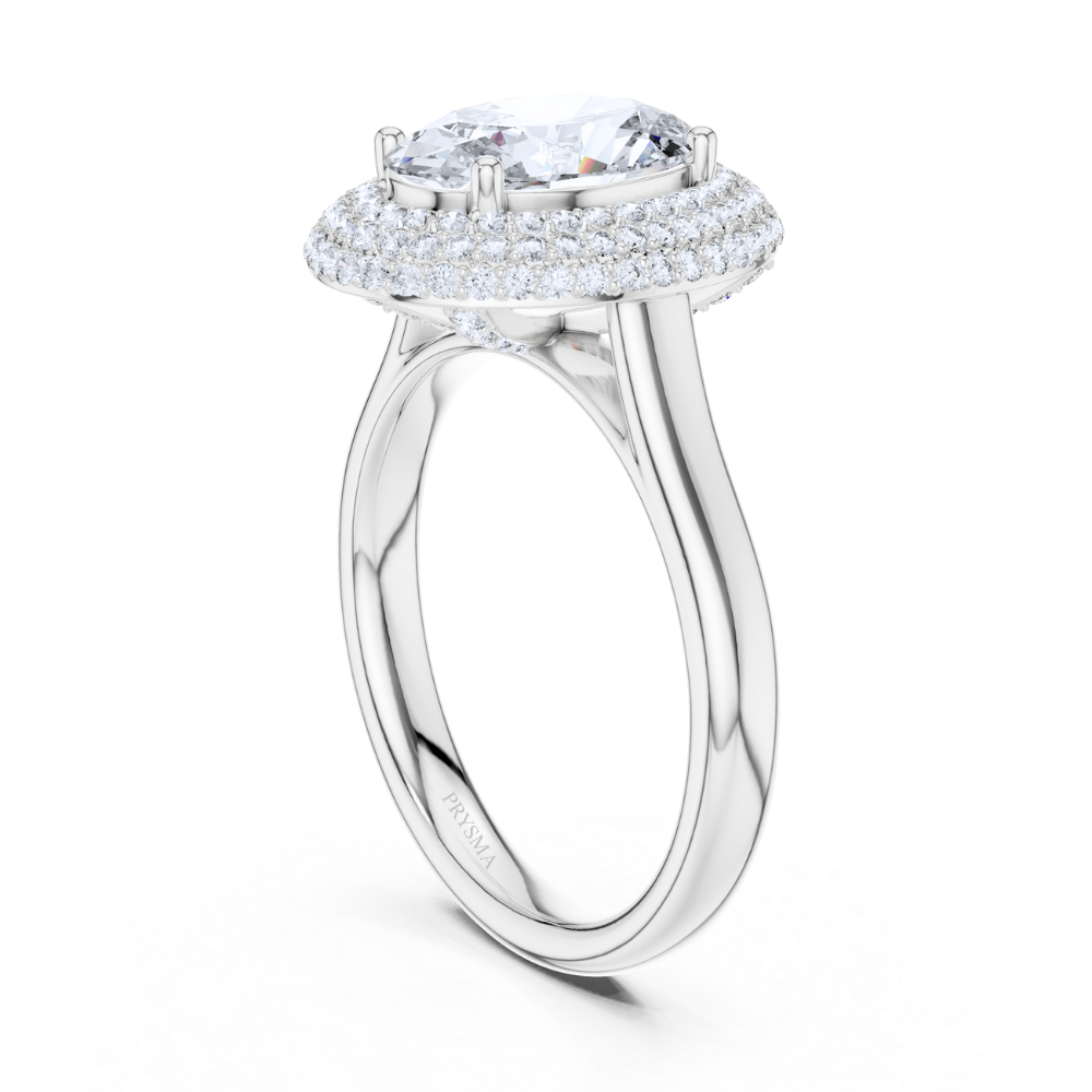 Imperial Halo Oval Ring