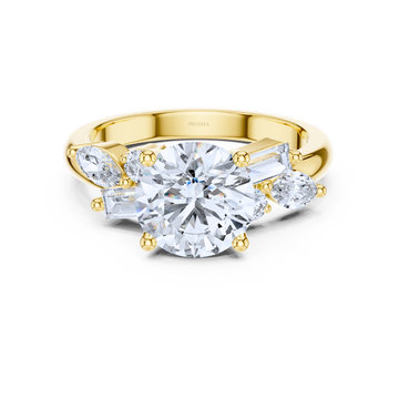 Luxe Radiance Multi-Cut Diamond Ring