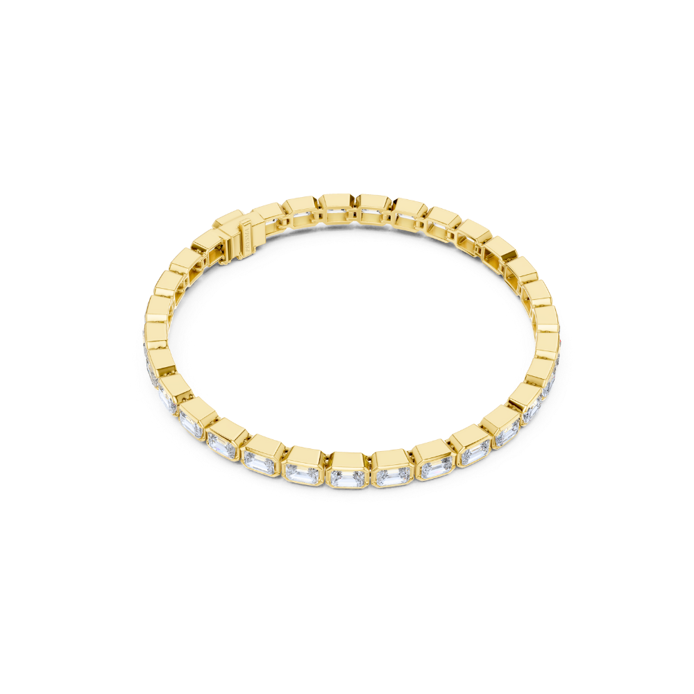 Regalia Emerald-Cut Diamond Tennis Bracelet