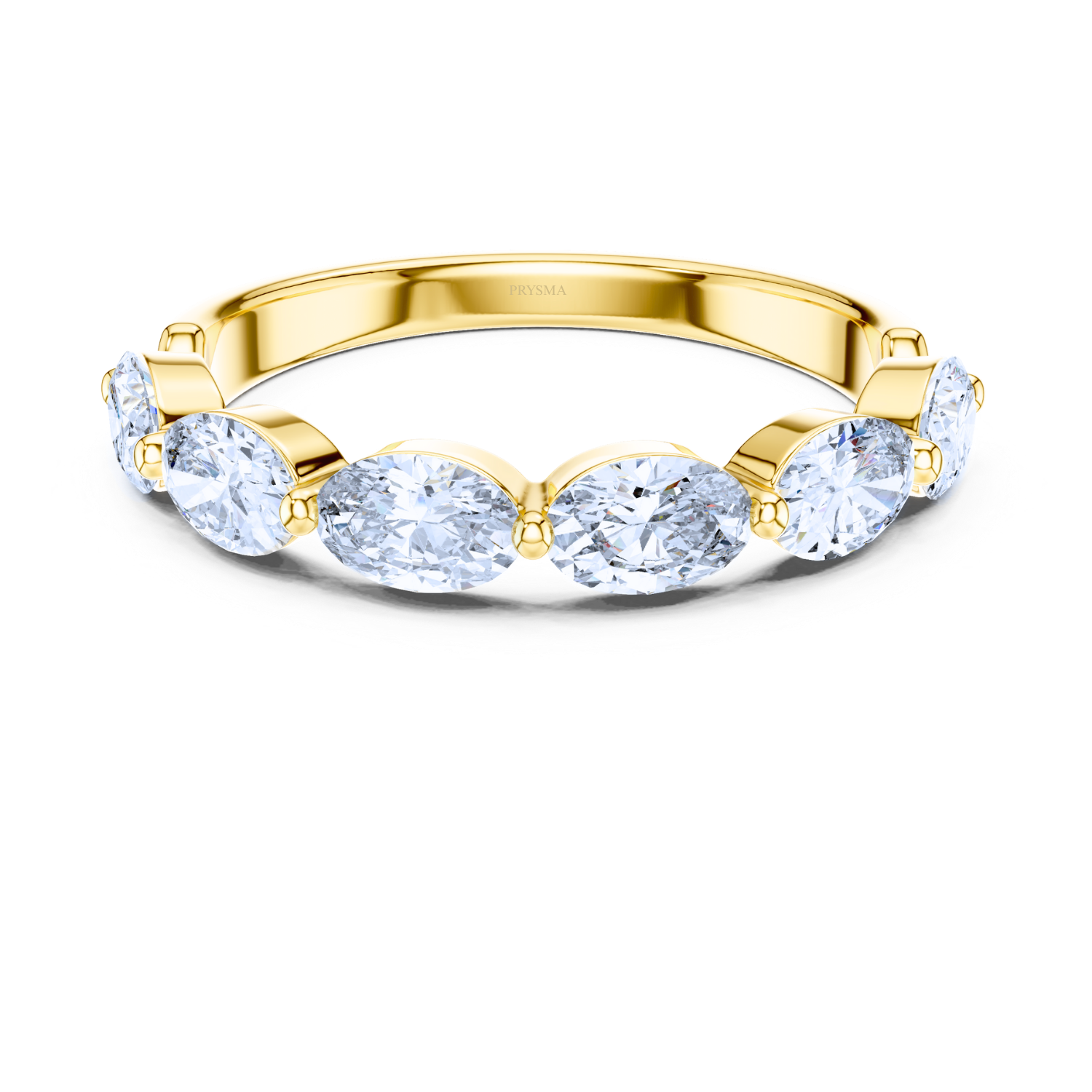 Oval Elegance Diamond Eternity Band