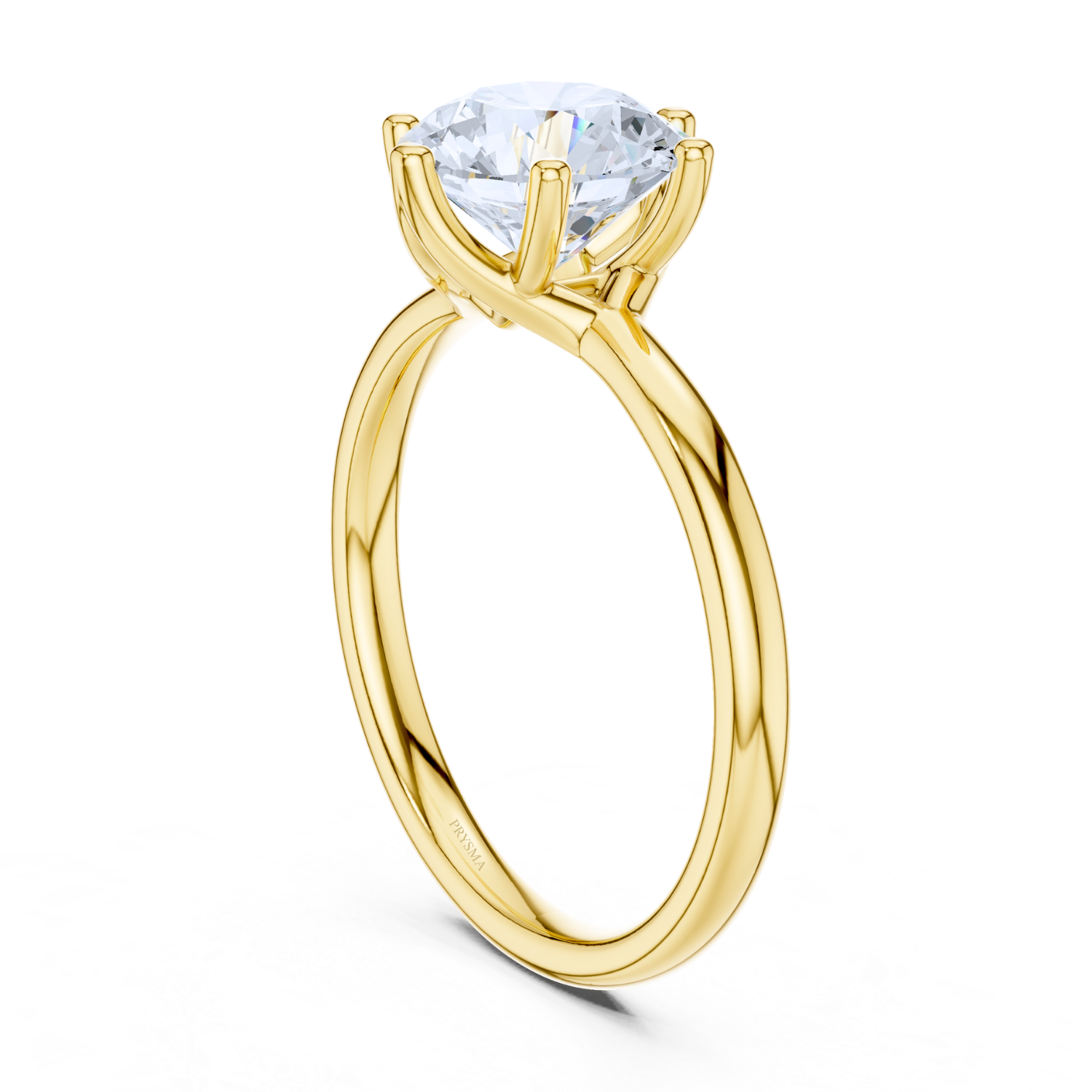 Solitaire Round Cut With Open Cathedral Setting