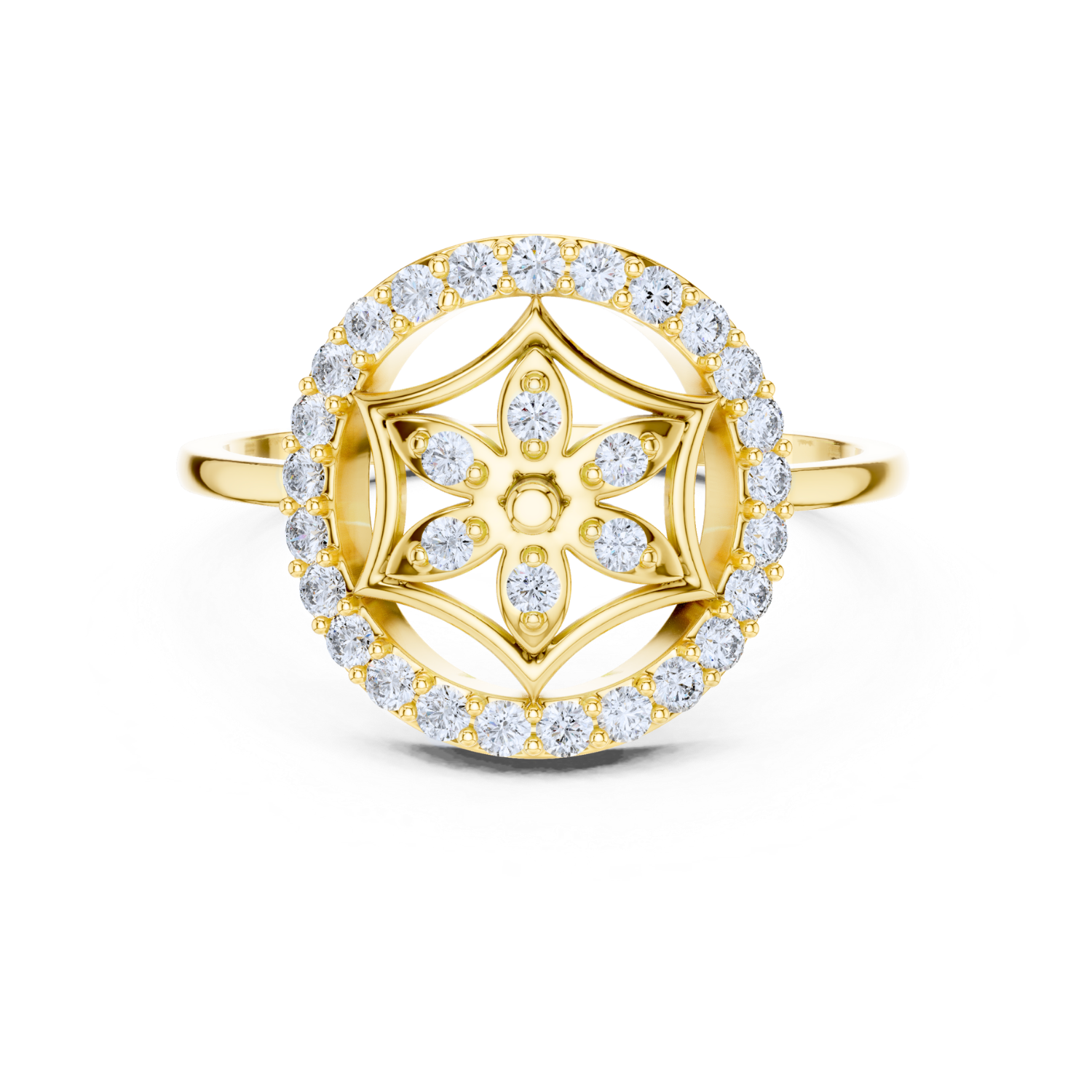Regal Heart Diamond Ring