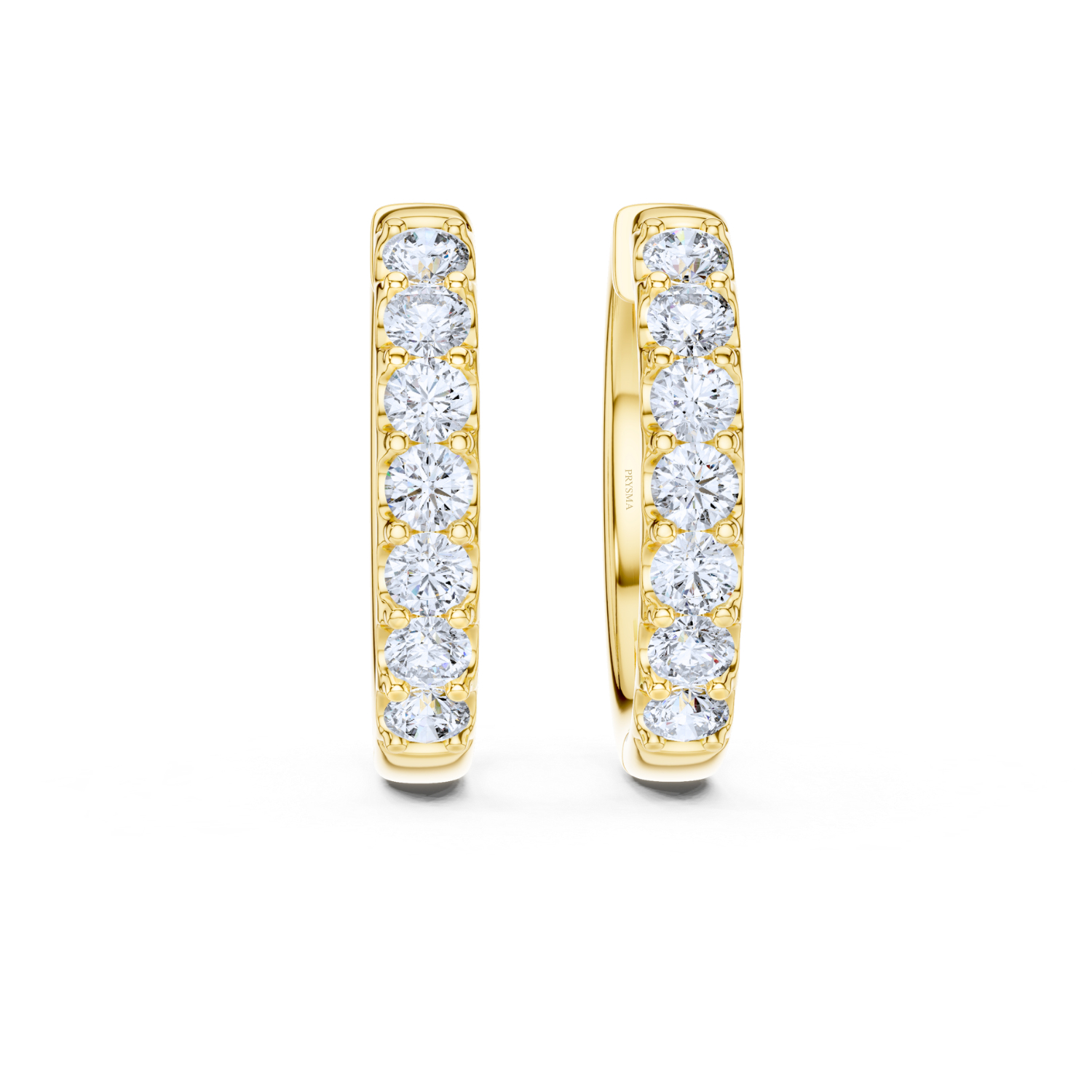 Celeste Diamond Huggie Hoops