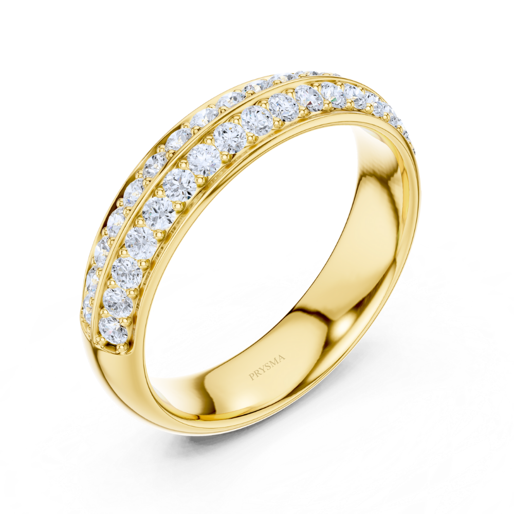Luxe Double Row Eternity Ring