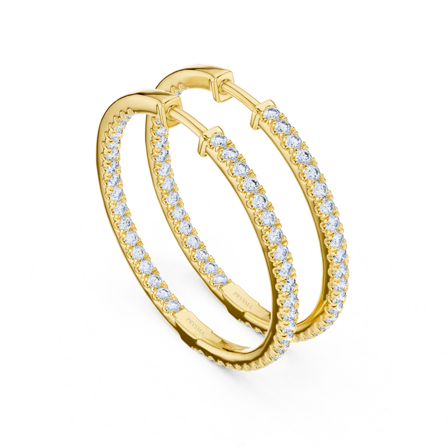 Eternal Elegance Diamond Hoop Earrings