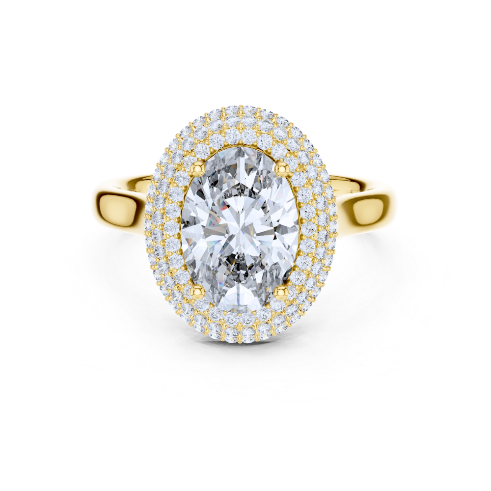 Imperial Halo Oval Ring